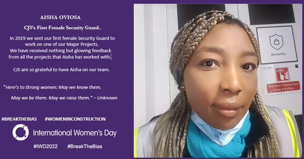 IWD – Our First Female Security Guard!