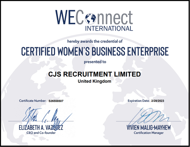 Certification with WeConnect!